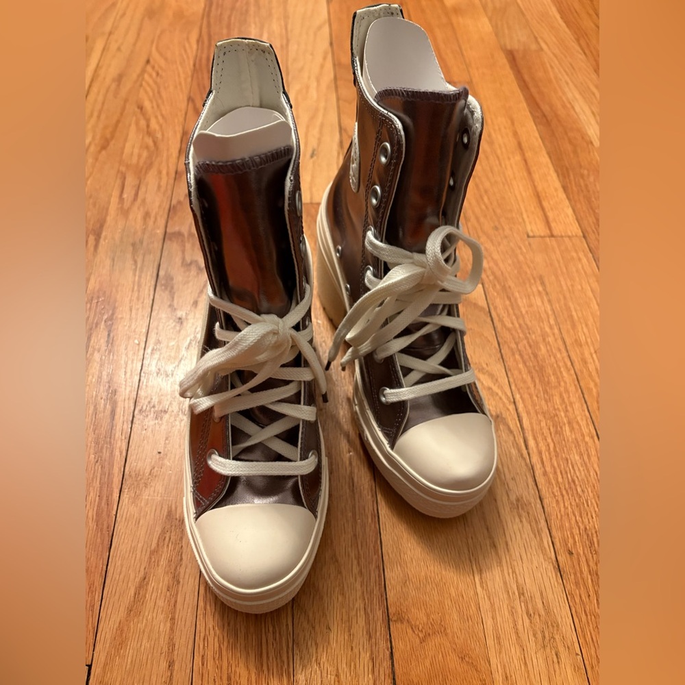 Converse Metallic High-Top Sneakers